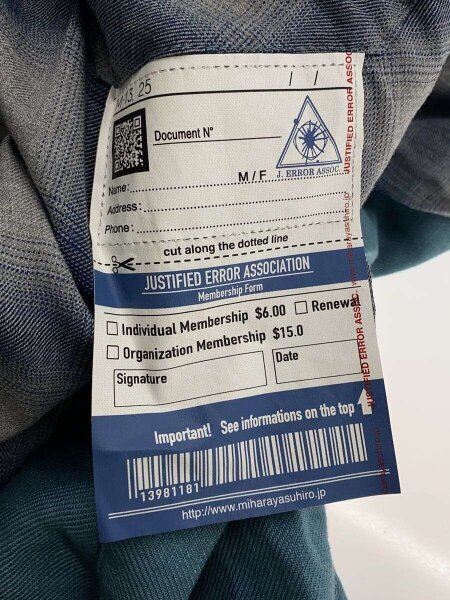 MIHARA YASUHIRO(ミハラヤスヒロ) / ダブルフェイスリネンジャケット