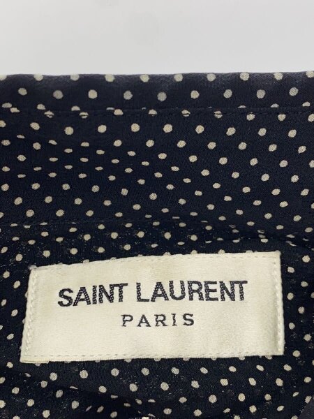 SAINT LAURENT(サンローラン) / 20SS/ポルカドット長袖シャツ/36 