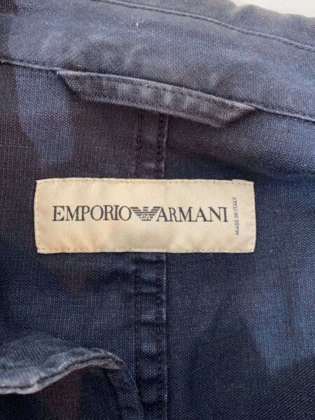 EMPORIO ARMANI(エンポリオアルマーニ) / ジャケット/--/--/BLK | 古着 EMPORIO ARMANI(エンポリオアルマーニ) / ジャケット/--/--/BLK | 古着