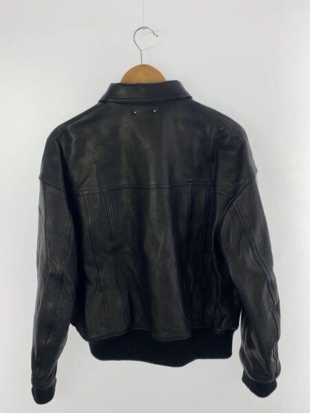 MINEDENIM(マインデニム) / 23AW RIB ZIPUP JACKET COW HIDE/レザー 