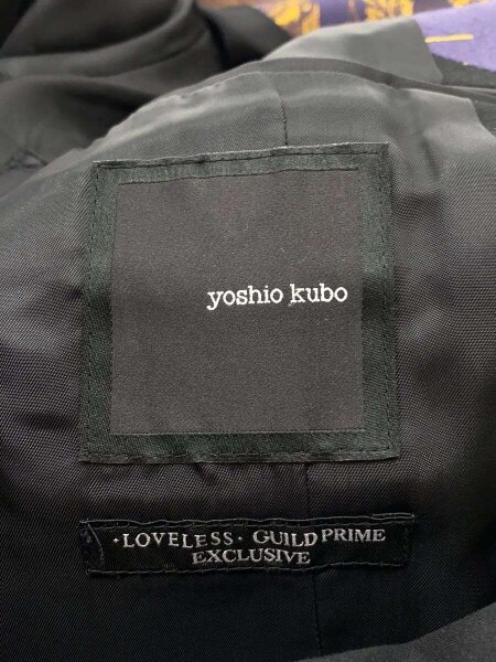 yoshio kubo(ヨシオクボ) / テーラードジャケット/2/コットン/ブラック 