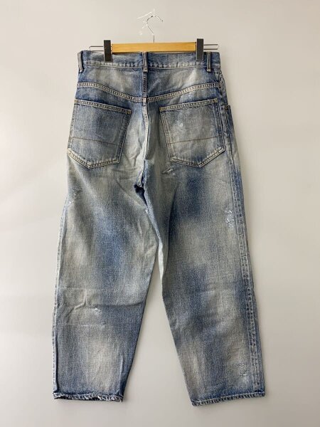ANCELLM◇SELVEDGE TAPERED 5P DENIM PANTS/2/コットン/インディゴ/ANC 