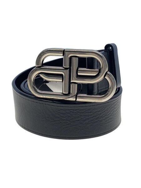 BALENCIAGA(バレンシアガ) / BB LARGE BELT/ベルト/レザー/ブラック 