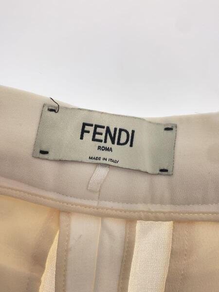 FENDI(フェンディ) / ワイドパンツ/36/コットン/WHT | 古着の販売