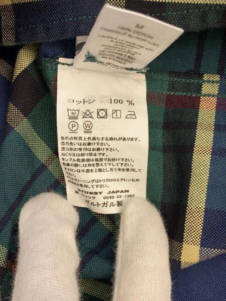 STUSSY(ステューシー) / 長袖シャツ/M/コットン/GRN/チェック/111018