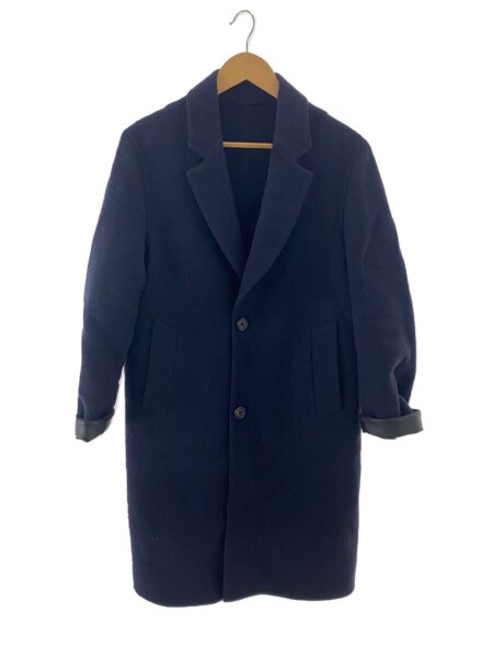 BERLUTI(ベルルッティ) / 袖レザー切替/チェスターコート/ロング 
