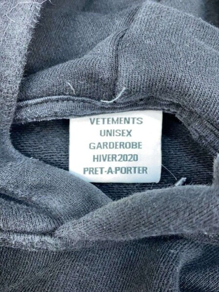 VETEMENTS(ヴェトモン) / オーバーサイズフーディ/パーカー/XS 