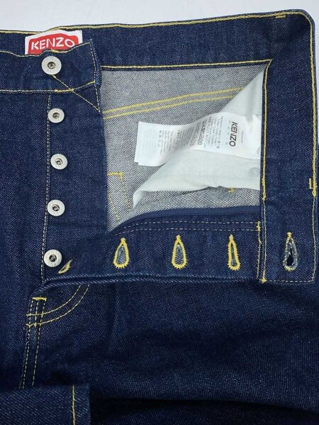 KENZO(ケンゾー) / RINSE ASAGAO STRAIGHT JEANS/ボトム/32/デニム/IDG 