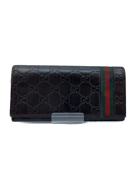 GUCCI(グッチ) / 長財布/レザー/BRW/総柄/メンズ | 中古品の販売・通販 