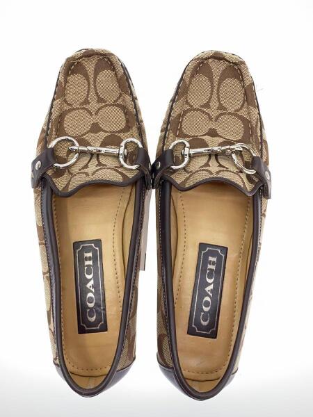 COACH(コーチ) / ローファー/F972/US7/ベージュ | 中古品の販売・通販 