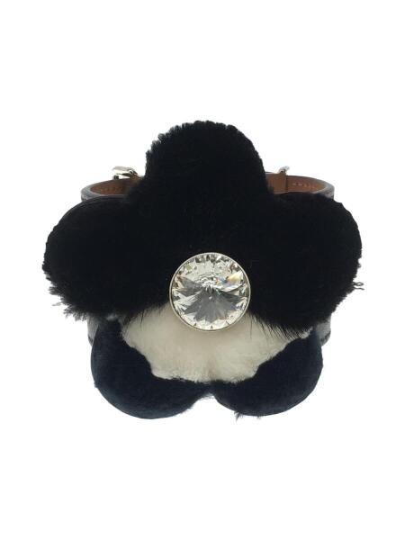 FENDI ファー ブレスレット フェンディ FENDI(フェンディ) / ブレスレット/レザー/BLK/花/ストーン/ファー