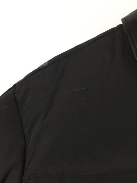 Supreme(シュプリーム) / ダウンジャケット/L/BLK/襟レザー/Leather 