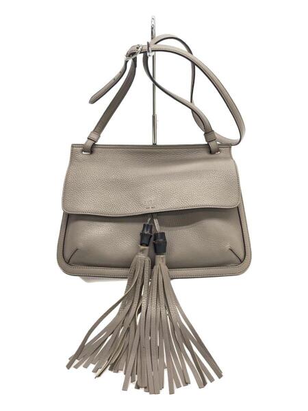 GUCCI(グッチ) / 370826/ショルダーバッグ_バンブーデイリー/レザー  