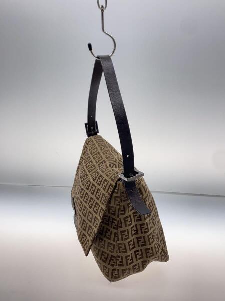 FENDI ズッカ柄 マンマバゲット ショルダーバッグ キャンバス ベージュ