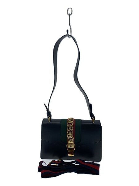 グッチ シルヴィ スモール シェリーライン 斜め掛け チェーン