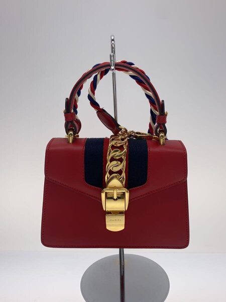 GUCCI(グッチ) / シルヴィ/ハンドバッグ/470270/2WAY/レザー/RED/赤 