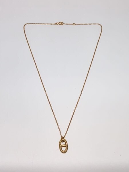 HERMES(エルメス) / ファランドールPM/AU750/ネックレス/--/GLD/トップ