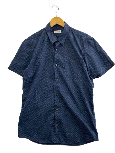 DRIES VAN NOTEN(ドリスヴァンノッテン) / 半袖シャツ/48/コットン/NVY 