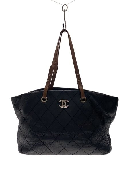 CHANEL(シャネル) / オンザロード/ショルダーバッグ/レザー/BLK | 中古 