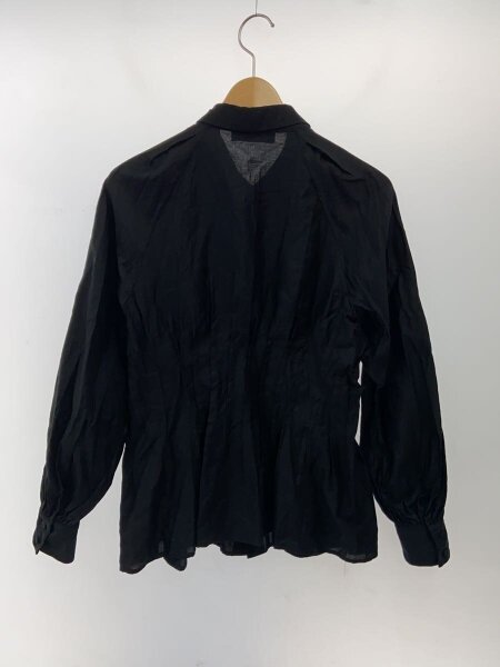 CABaN(キャバン) / 24AW/コットンサテンモールスキンタックブラウス 