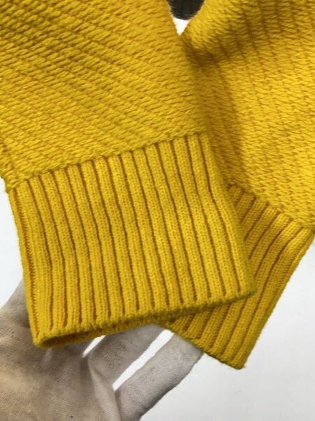 sacai(サカイ) / 23AW/wool knit pullover/3/ウール/YLW/無地/23