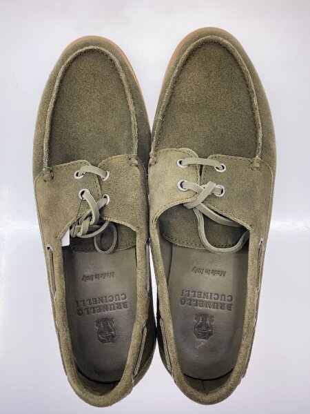 【美品】ブルネロクチネリ　デッキシューズ　スエード 41 定価約13万円 BRUNELLO CUCINELLI(ブルネロクチネリ) / デッキシューズ/41/KHK