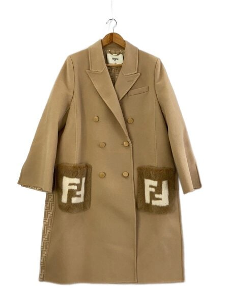K*E様 Fendi ブラウン ロゴトレンチコート FENDI(フェンディ) / コート/--/ウール/BEG/FF8948// | 古着の販売