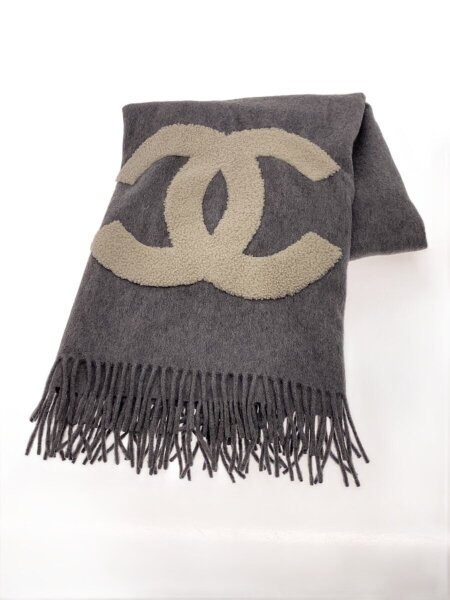 CHANEL(シャネル) / マフラー/カシミア/GRY/レディース// | 中古品の