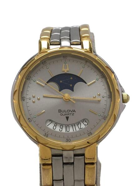 BULOVA(ブローバ) / ムーンフェイズ/クォーツ腕時計/アナログ 