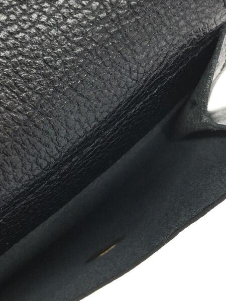 IL BISONTE(イルビゾンテ) / 2つ折り財布/レザー/BLK/メンズ