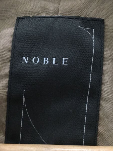 NOBLE / ダブルライダースジャケット/40/羊革/BEG/21-011-240-5032-4// NOBLE(ノーブル) / ダブルライダースジャケット/40/羊革/BEG/21-011