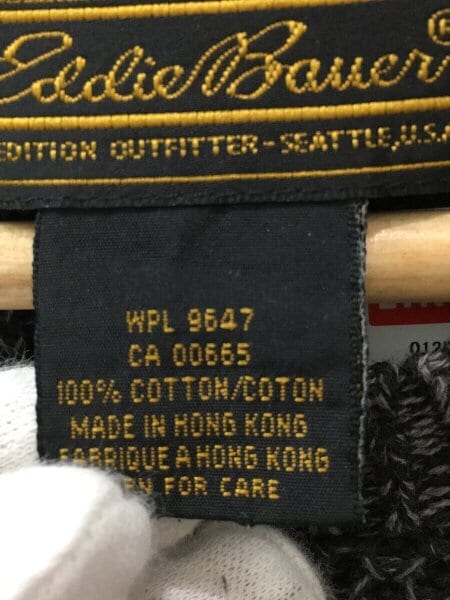EDDIE BAUER(エディーバウアー) / セーター(薄手)/M/コットン/GRY/80s 