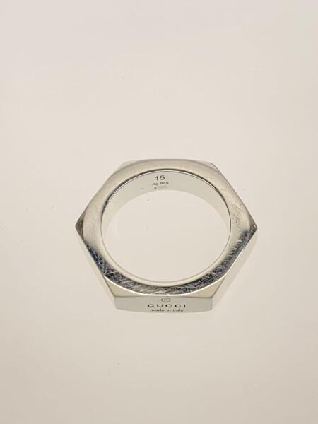 GUCCI(グッチ) / オクタゴン/リング/SV925/14号/SLV/メンズ | 中古品の 