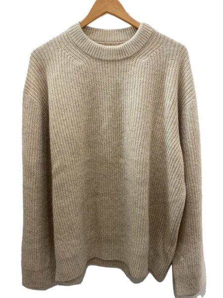 unfil(アンフィル) / 20AW/royal baby alpaca pullover/5/アルパカ/BEG  