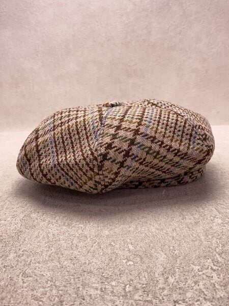 MIU MIU(ミュウミュウ) / ベレー帽/S/ウール/BRW/千鳥格子