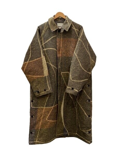 YOKE(ヨーク) / 23FW/ステンカラーコート/2/コットン/CML/総柄 