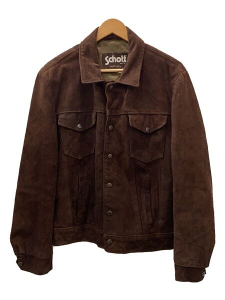 Schott(ショット) / レザージャケット・ブルゾン/42/レザー/BRW | 古着 