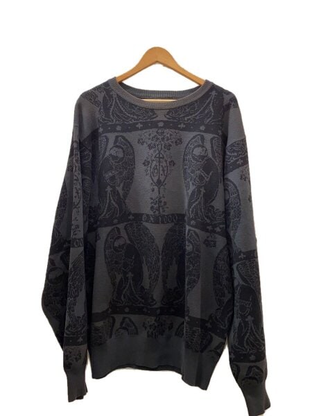 gx1000ニットセーター GX1000 天使プリント ニット Mサイズ セール】箔