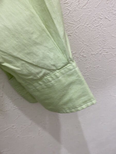 AURALEE(オーラリー) / 長袖シャツ/3/コットン/GRN/ストライプ/A9SS01