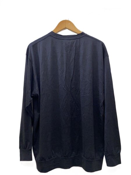 COMOLI(コモリ) / サマーウール長袖クルー/長袖Tシャツ/4/ウール/BLK 