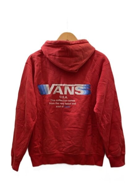 VANS(バンズ) / 90s/USA製/パーカー/M/コットン/RED/プリント | 古着の 