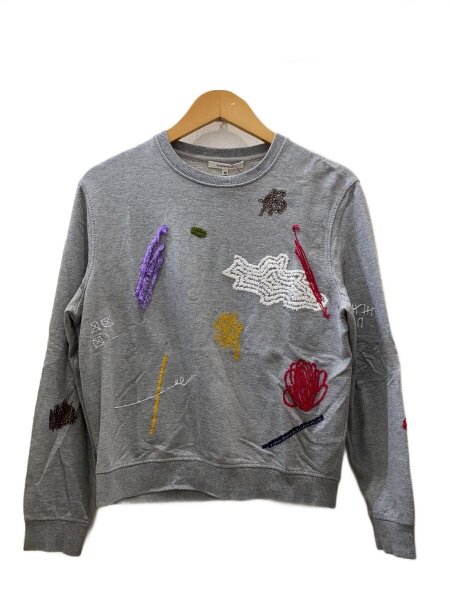 CARVEN(カルヴェン) / 刺繍/スウェット/XS/コットン/GRY | 古着の販売 