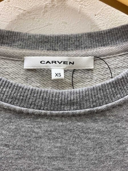 CARVEN(カルヴェン) / 刺繍/スウェット/XS/コットン/GRY | 古着の販売 