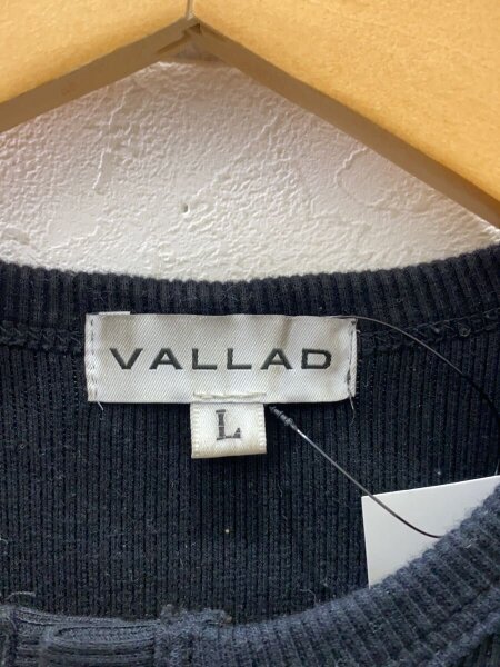 VALLAD(バラッド) / サーマル/ヘンリーネック/長袖Tシャツ/L/コットン