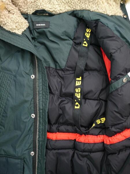 DIESEL ミリタリージャケット Lサイズ オリーブグリーン DIESEL
