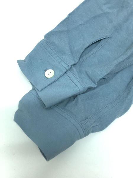 ブラードクロージング BLURRED CLOTHING レーヨンシャツ ブルー 