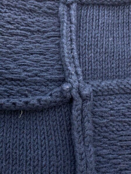 21AW Name. PATCHWORK KNIT SWEATERName.】PATCHWORK KNIT SWEATER