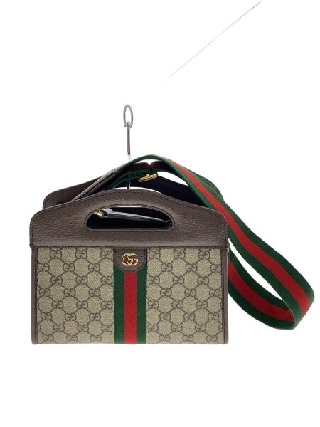 GUCCIショルダーバッグ GC柄 GUCCI（グッチ） ショルダーバッグ GGキャンバス GG柄 レザー