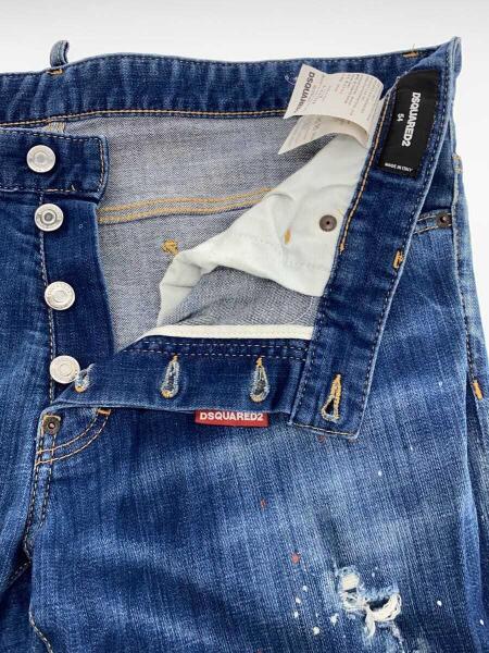 メンズ DSQUARED2 ダメージ加工デニム 54
