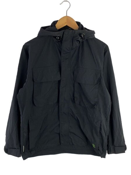 ブラックナイロンジャケットgoodenough